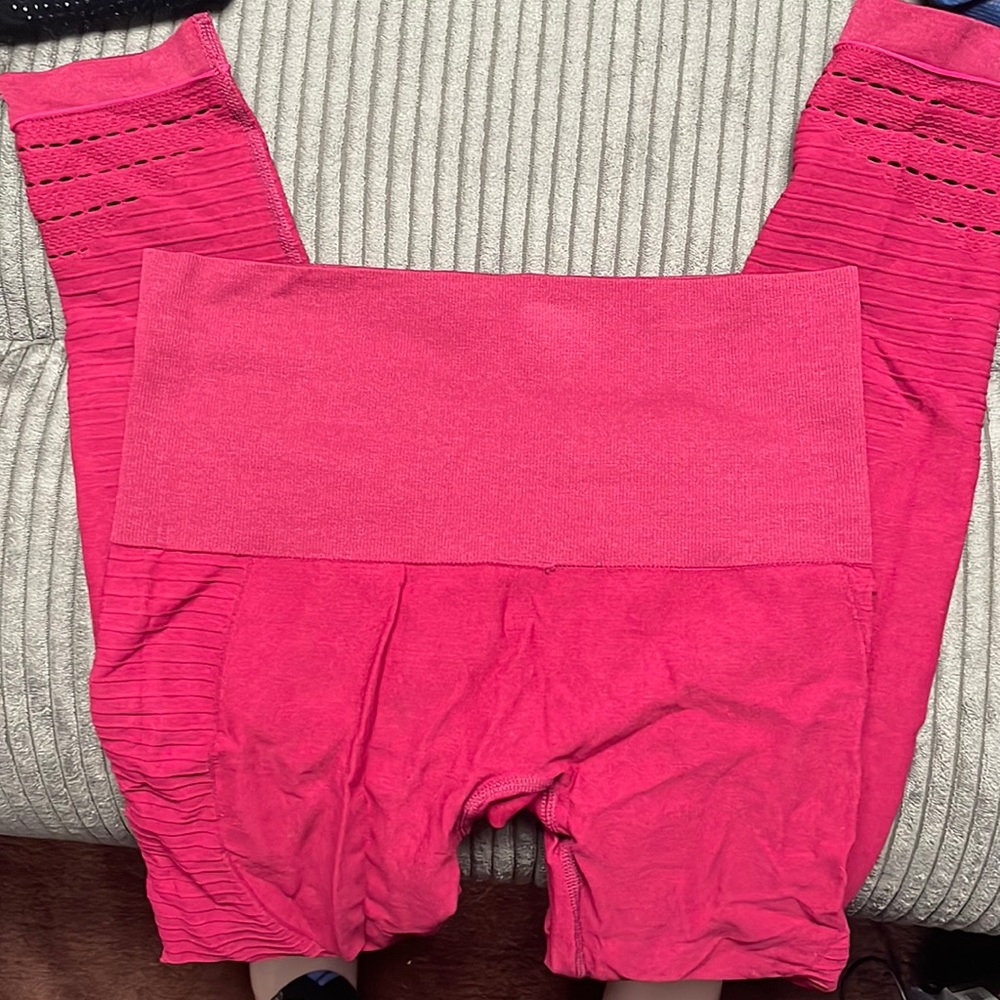 Gymshark size small red leggings